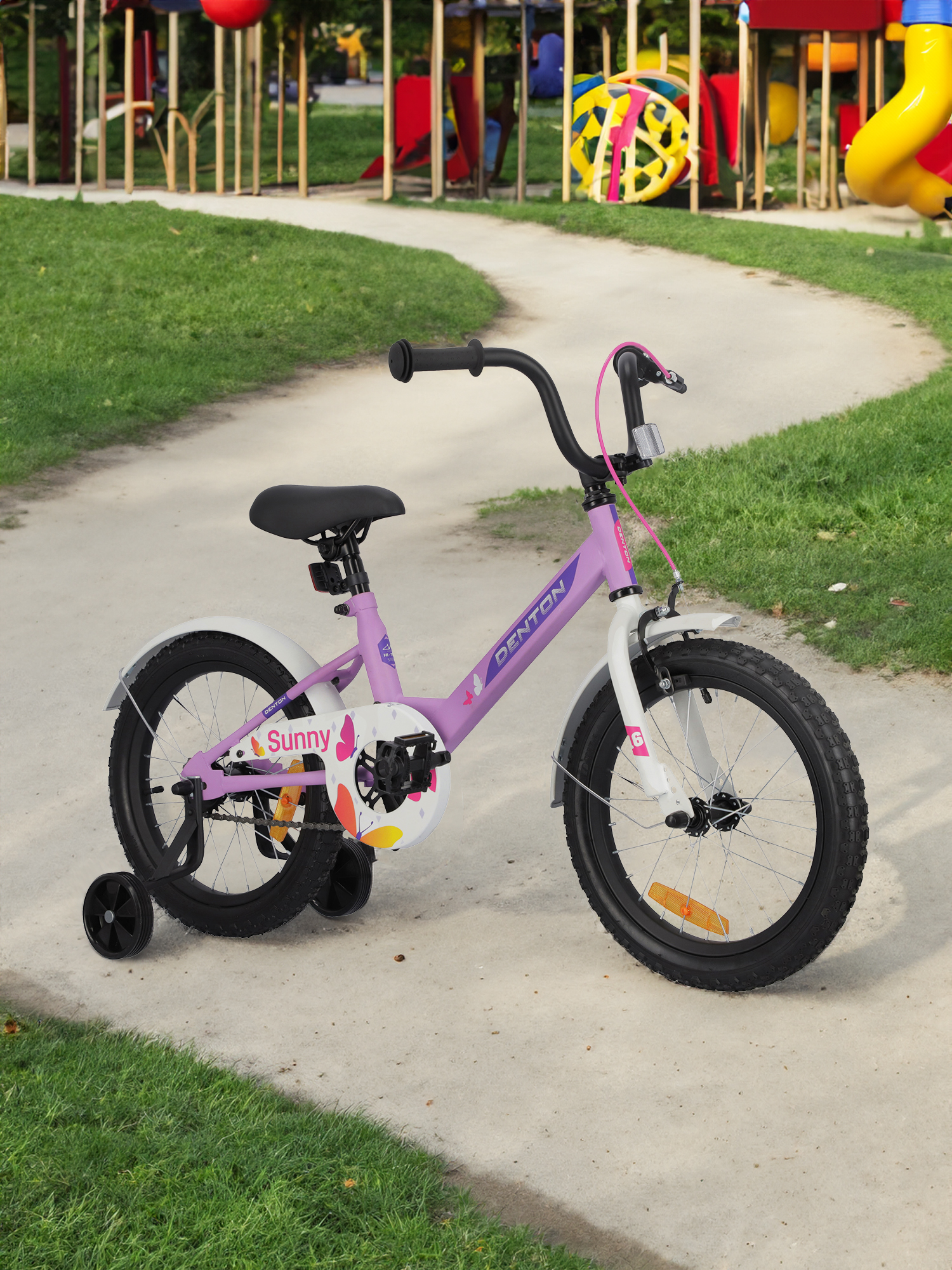 Велосипед для девочек Denton Sunny 16" Фиолетовый